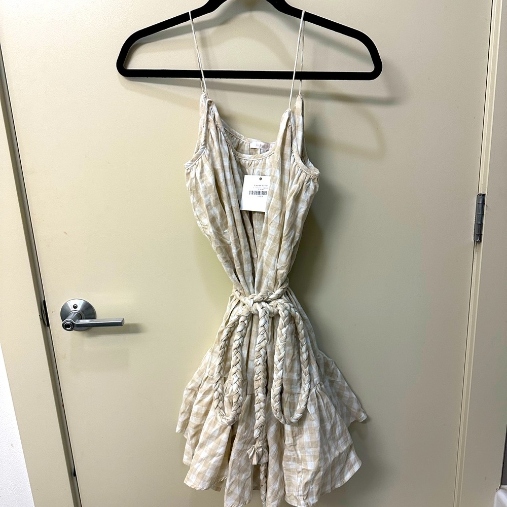 NEW Lauren Nicole In Town Belted Dress - MEDIUM